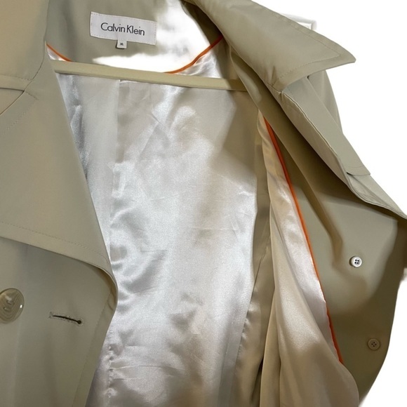 Calvin Klein Cream Trench Coat - XL - Picture 11 of 16